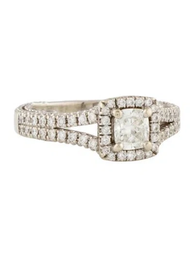 Pre-owned Engagement Ring Diamond  In Multi