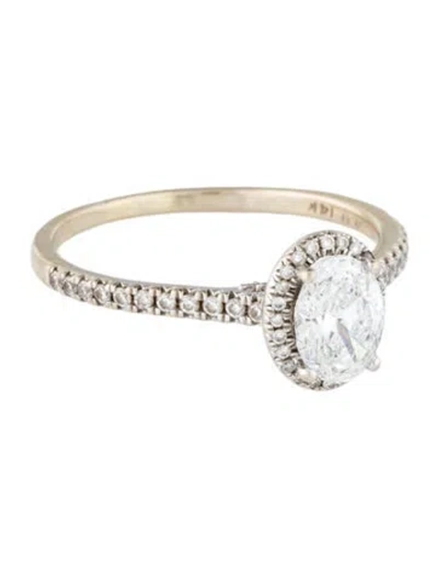 Pre-owned Engagement Ring Diamond  In Multi