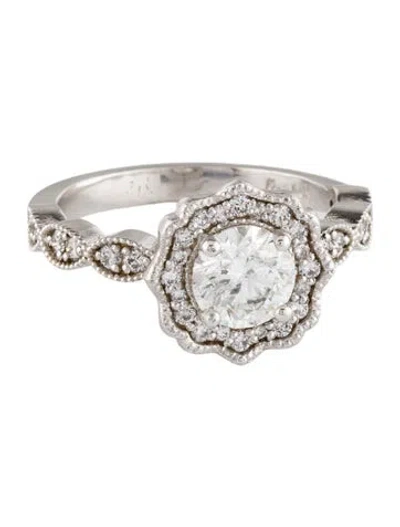 Pre-owned Engagement Ring Diamond  In Multi
