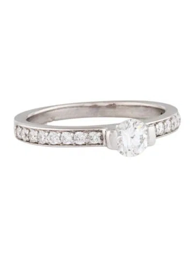 Pre-owned Engagement Ring Diamond  In Multi