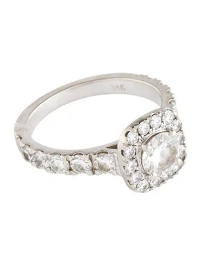 Pre-owned Engagement Ring Diamond  In Multi