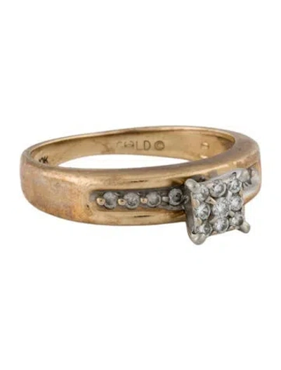 Pre-owned Engagement Ring Diamond  In Multi