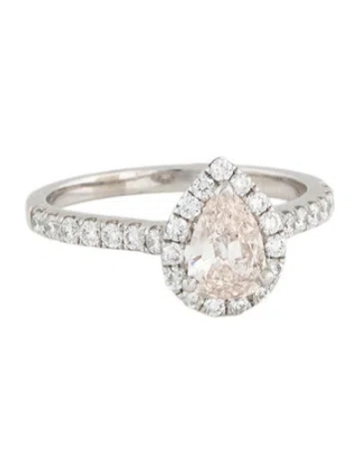 Pre-owned Engagement Ring Diamond  In Multi