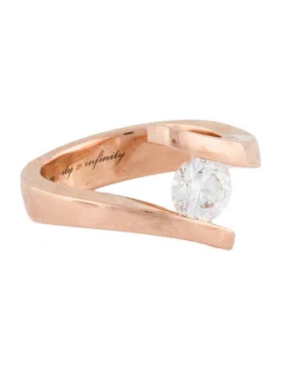Pre-owned Engagement Ring James Allen 1.00ct Lab-grown Diamond Tension  In Multi
