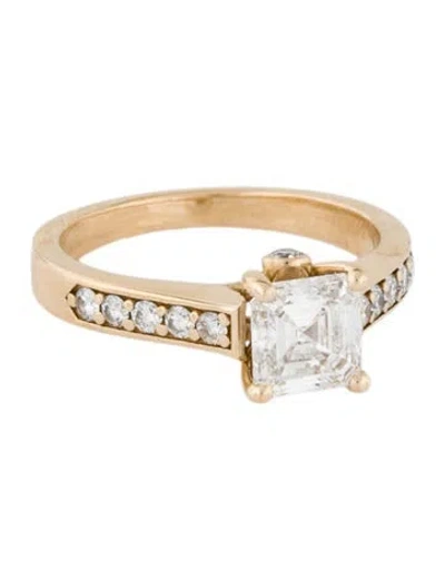 Pre-owned Engagement Ring James Allen 1.64ct Lab-grown Diamond Pavé Solitaire In Multi