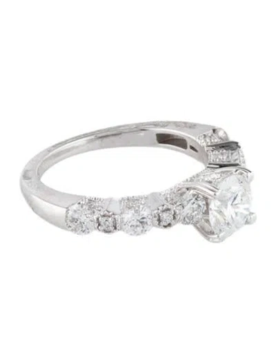 Pre-owned Engagement Ring Lab-grown Diamond Enagagement Ring In Multi