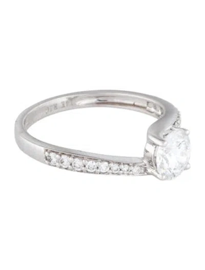 Pre-owned Engagement Ring Lab-grown Diamond  In Multi