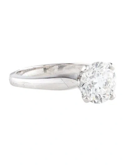 Pre-owned Engagement Ring Platinum 1.95ct Diamond  In Multi
