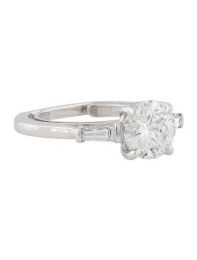 Pre-owned Engagement Ring Platinum 2.43ctw Diamond  In Multi