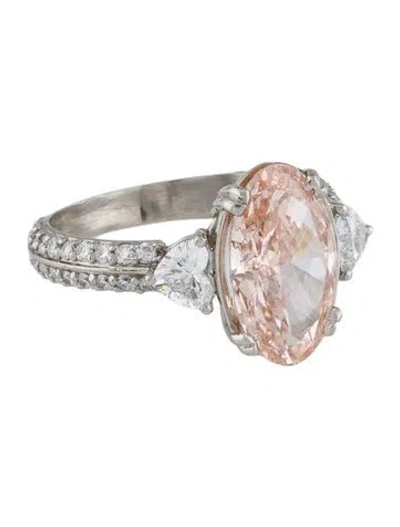 Pre-owned Engagement Ring Platinum 5.00ctw Lab-grown Diamond Cocktail Ring In Multi