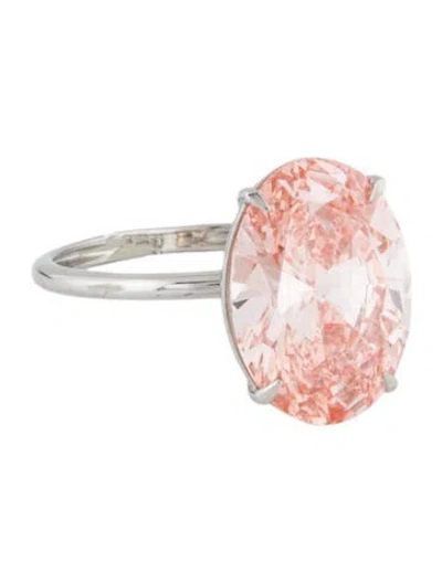 Pre-owned Engagement Ring Platinum 5.05ct Lab-grown Diamond Solitaire In Multi