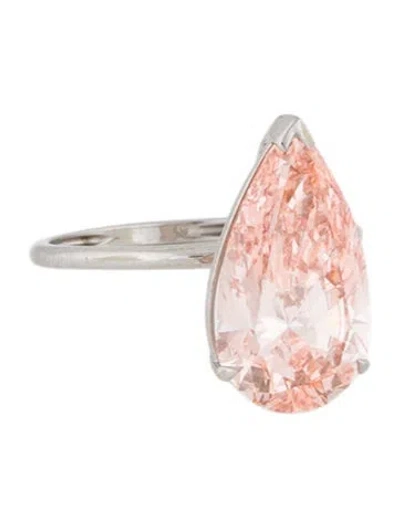 Pre-owned Engagement Ring Platinum 5.12ct Lab-grown Diamond Solitaire In Multi