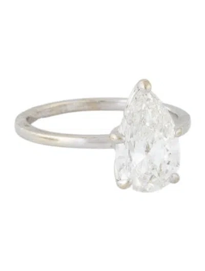 Pre-owned Engagement Ring Shane Co. 2.96ct Lab-grown Diamond  In Multi