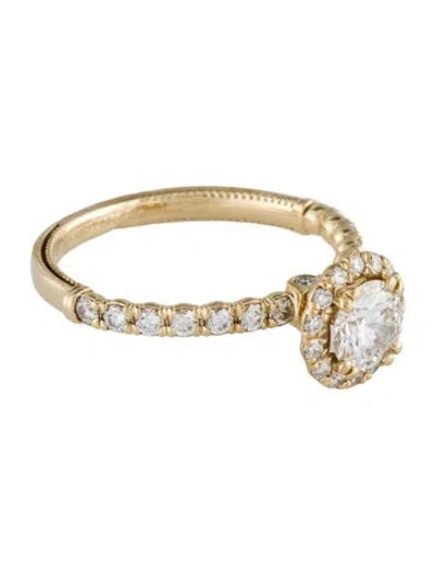 Pre-owned Engagement Ring Verragio 14k Diamond  In Multi