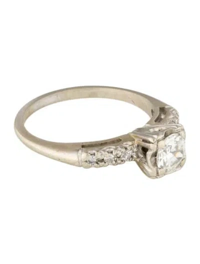 Pre-owned Engagement Ring Vintage 14k Diamond  In Multi