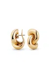 Engelbert 1920 18k Yellow Gold Legacy Knot Earrings Big