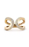 Engelbert 1920 Aurea Omnia Cuff; Pavé Diamonds And 18k Yellow Gold