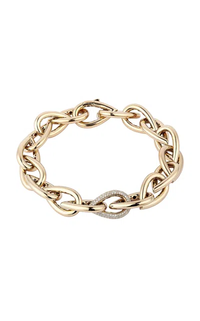Engelbert 1920 Drop Link Chain Bracelet; 18k Yellow Gold