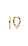 Engelbert 1920 Drop Link Earrings; 18k Yellow Gold; Small