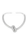 Engelbert 1920 Legacy Knot Collier; Pavé Diamonds And 18k White Gold