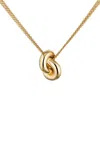 Engelbert 1920 Legacy Knot Pendant; 18k Yellow Gold; Big
