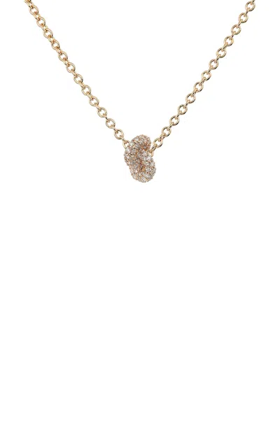 Engelbert 1920 Legacy Knot Pendant; Pavé Diamonds And 18k Yellow Gold; Mini