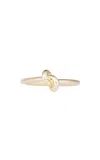 Engelbert 1920 Legacy Knot Ring; 18k Yellow Gold; Mini