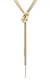 Engelbert 1920 Legacy Knot Tassel Necklace; 18k Yellow Gold