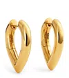 Engelbert Medium Yellow Gold Drop Link Earrings In Gold