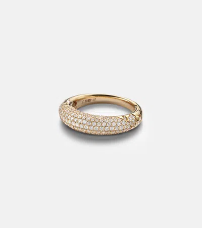 Engelbert New York 66 Medium 18kt Gold Ring With Diamonds