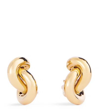 Engelbert Small Yellow Gold Legacy Knot Earrings