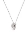 Engelbert White Gold And Diamond Legacy Knot Necklace