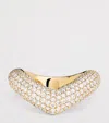 Engelbert Yellow Gold And Diamond Drop Link Ring