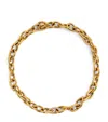 Engelbert Yellow Gold And Diamond Drop Links Necklace In Gold