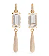 Engelbert Yellow Gold And Diamond Ny-66 Drop Earrings In Gold