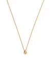 Engelbert Yellow Gold And Pavé Diamond Legacy Knot Necklace In Gold