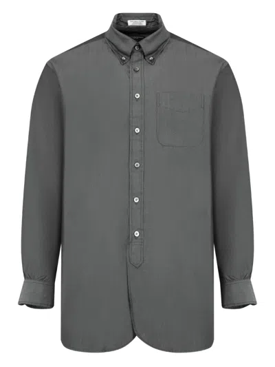 Engineered Garments 19 Century Bd Buttoned-up Shirt In Gray