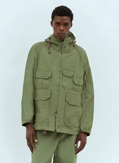 Engineered Garments Atlantic Parka In Green