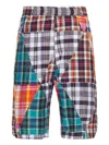 Engineered Garments Bb Patchwork Shorts In Multi