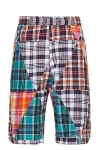Engineered Garments Bb Patchwork Shorts In Multi