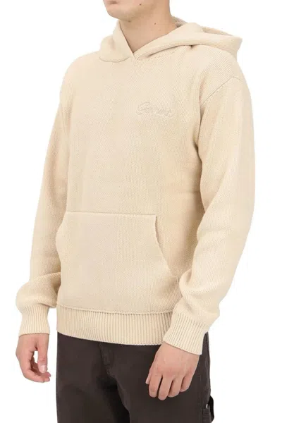 Engineered Garments Beige Hooded Cotton Sweater In Multi