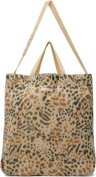 Engineered Garments Beige Reversible Carry All Tote In Br001 Brown Polyeste