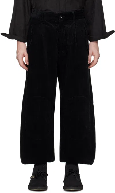 Engineered Garments Black Iac Trousers In Wp011 Black Cotton 8