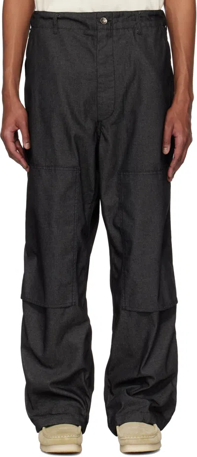 Engineered Garments Black Painter Jeans In Zt211 A - Black Cp D