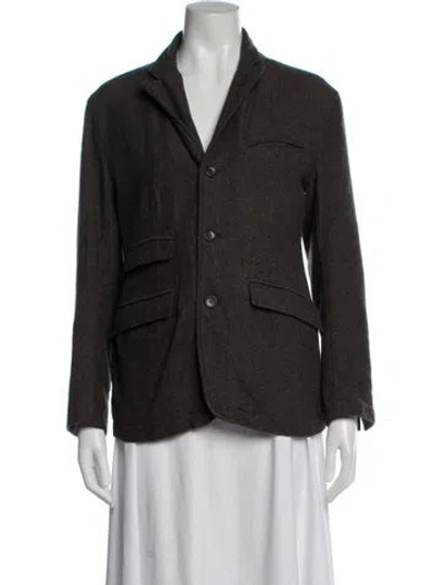 Pre-owned Engineered Garments Blazer In Brown