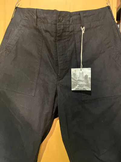 Pre-owned Engineered Garments Brushed Hb Fatigues In Black