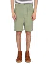 Engineered Garments Button Closure Bermuda Shorts