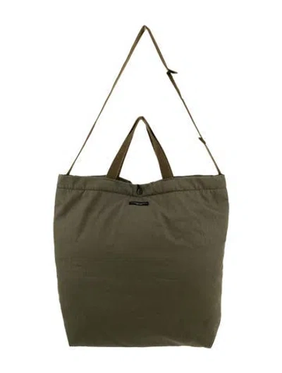 Pre-owned Engineered Garments Canvas Bucket Bag In Green