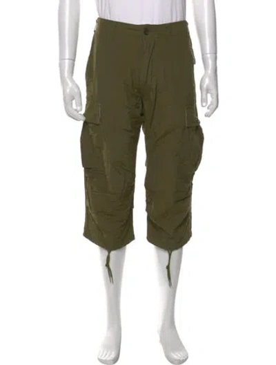 Pre-owned Engineered Garments Cargo Shorts In Green