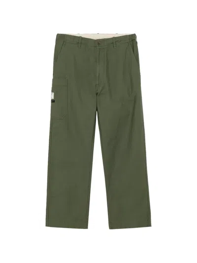 Engineered Garments Cargo-pocket Cotton Cargo Pants In Green